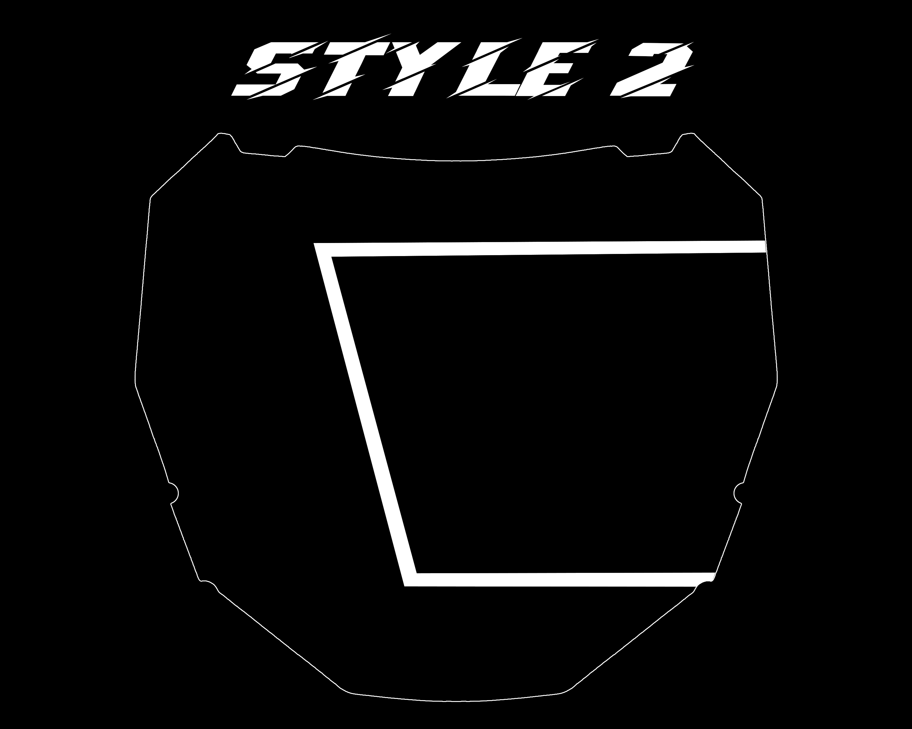 Custom ODI DH Plate Cosmic Series Plate Stickers