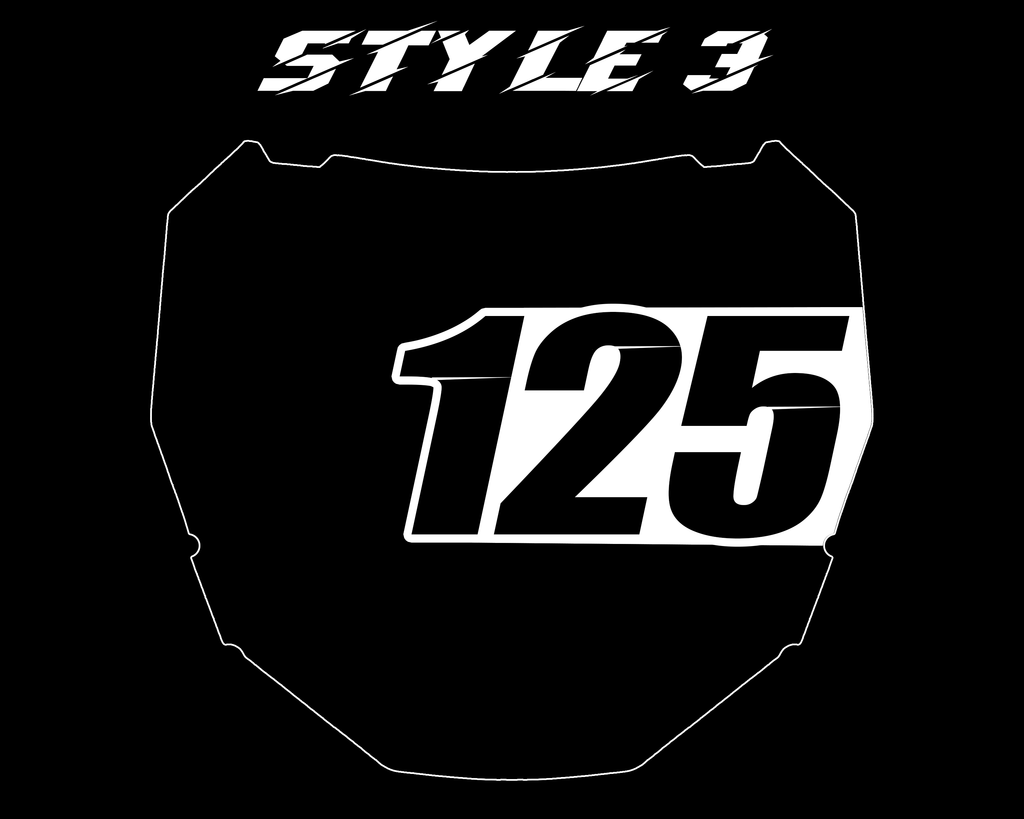 Custom ODI DH Plate Cosmic Series Plate Stickers