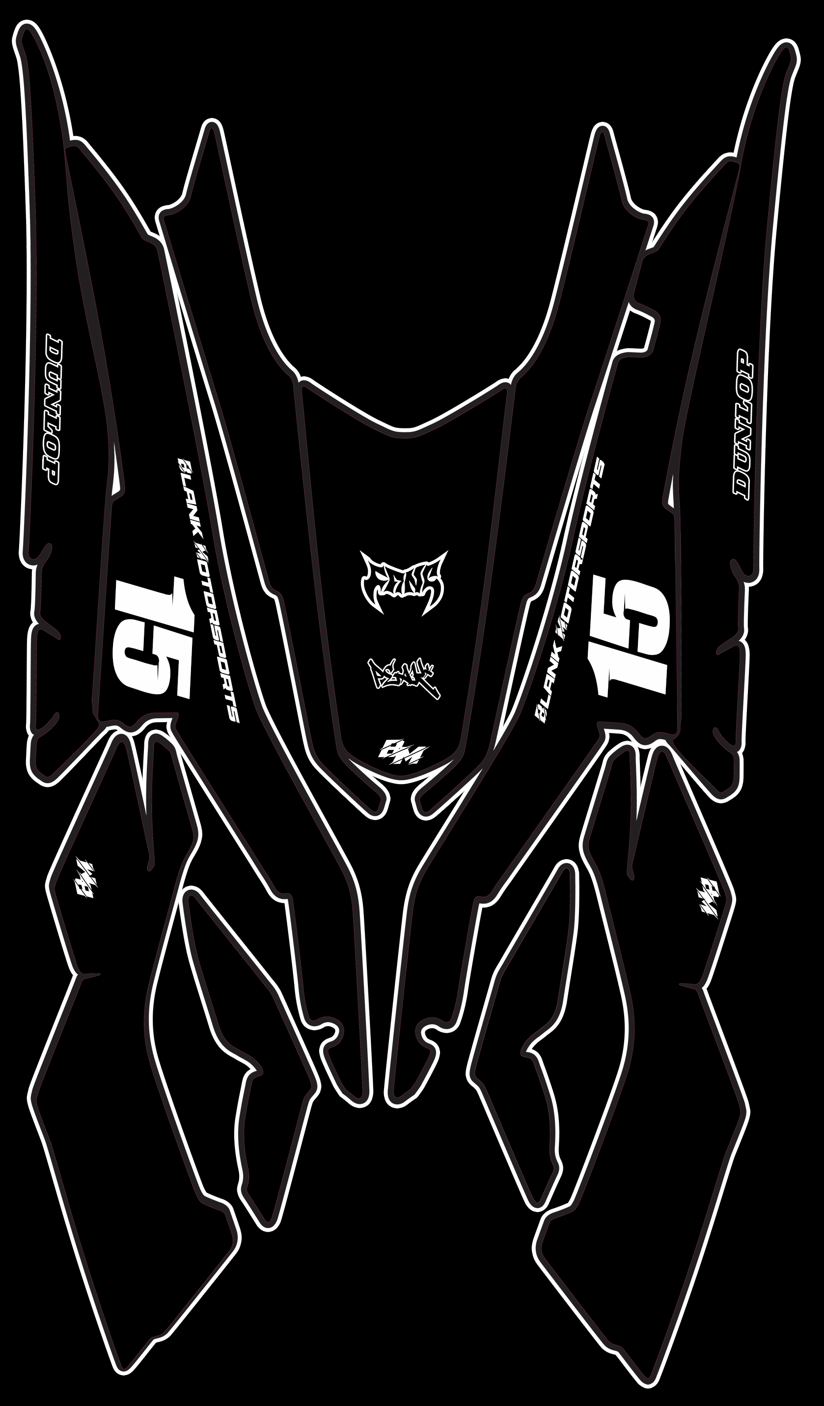 Ultra Bee Customizable Full decal set